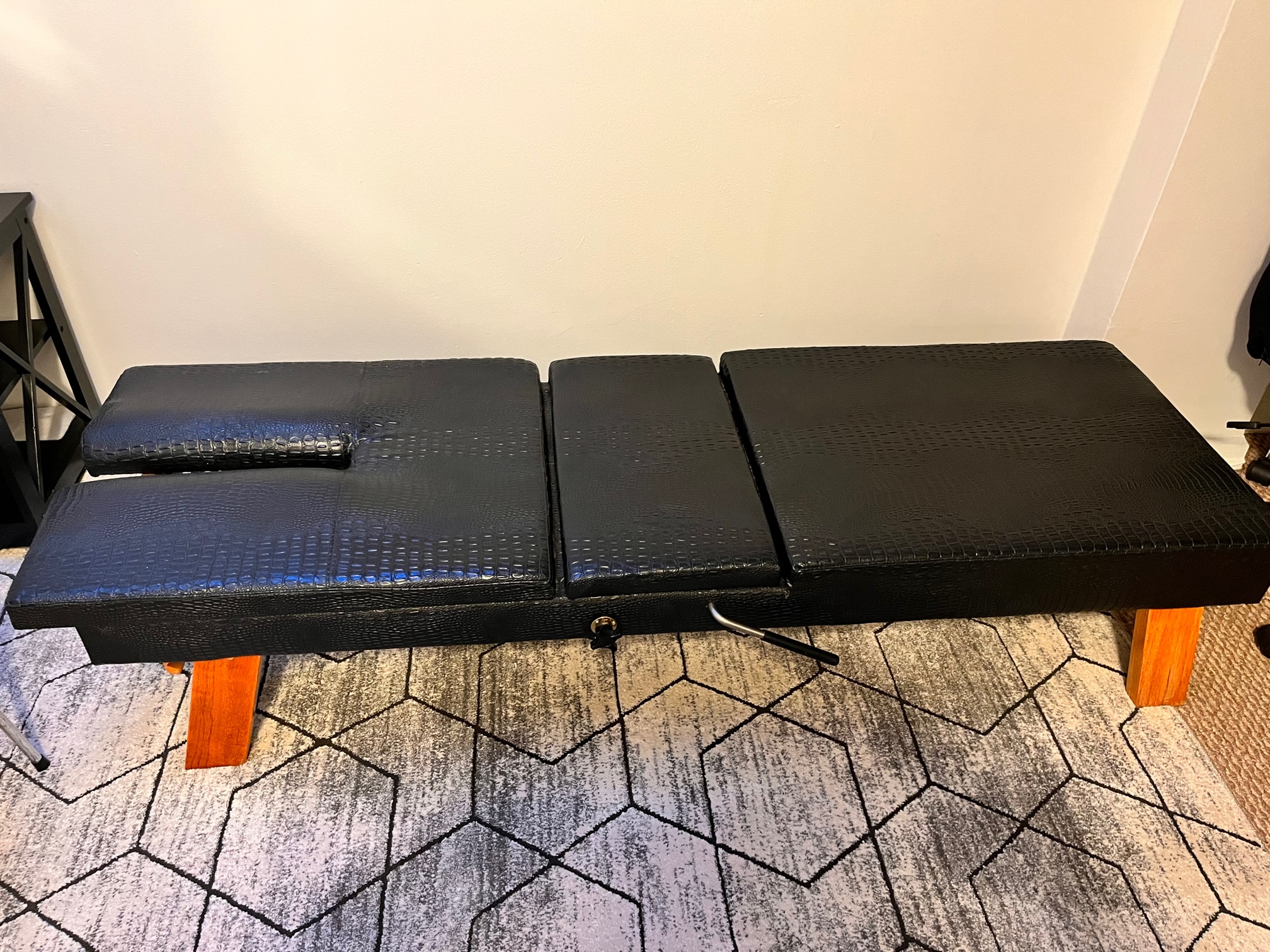 Black Alligator Chiropractic Table