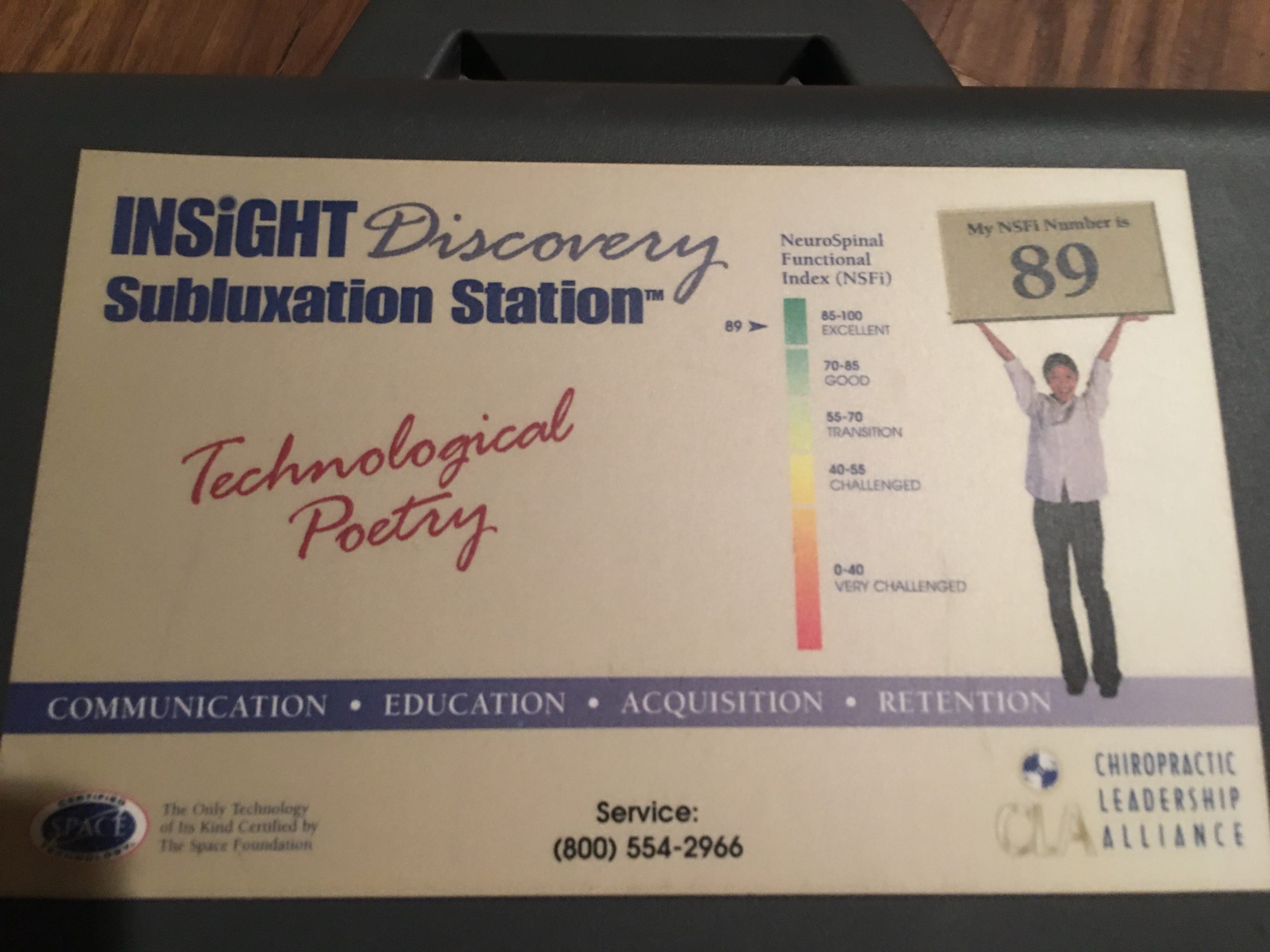 CLA INSIGHT SUBLUXATION STATION